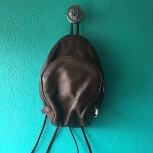 BROWN MINI BACKPACK